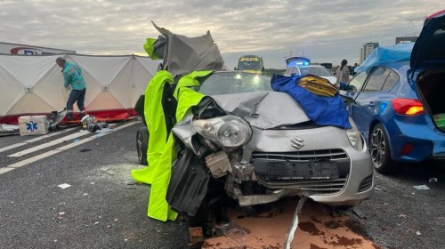 Dodelijk ongeval op A35 bij Almelo: vier voertuigen betrokken