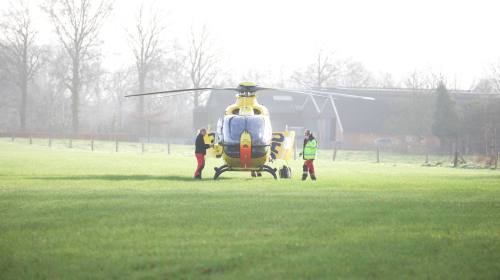 Zenderen – Traumahelikopter ingezet bij incident aan Albergerweg
