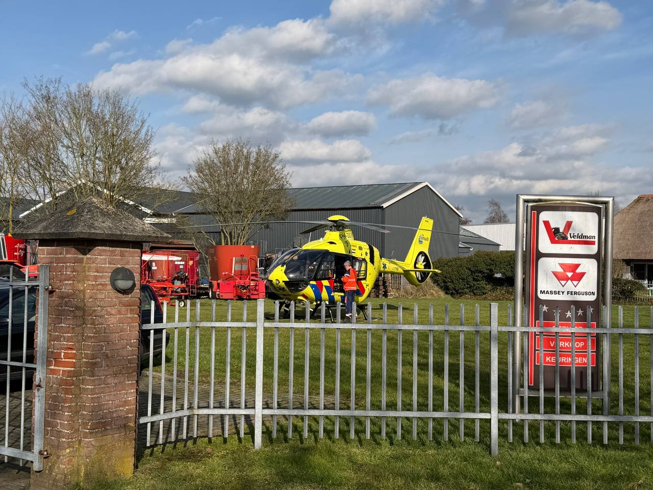 Bedrijfsongeval Mariënheem Hellendoornseweg