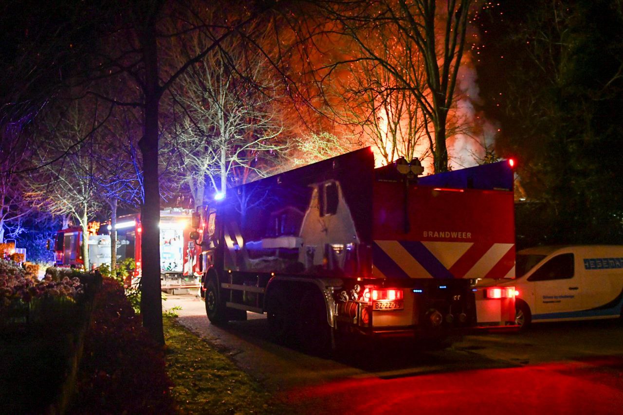 Brand bungalowpark De Tolplas Daarle