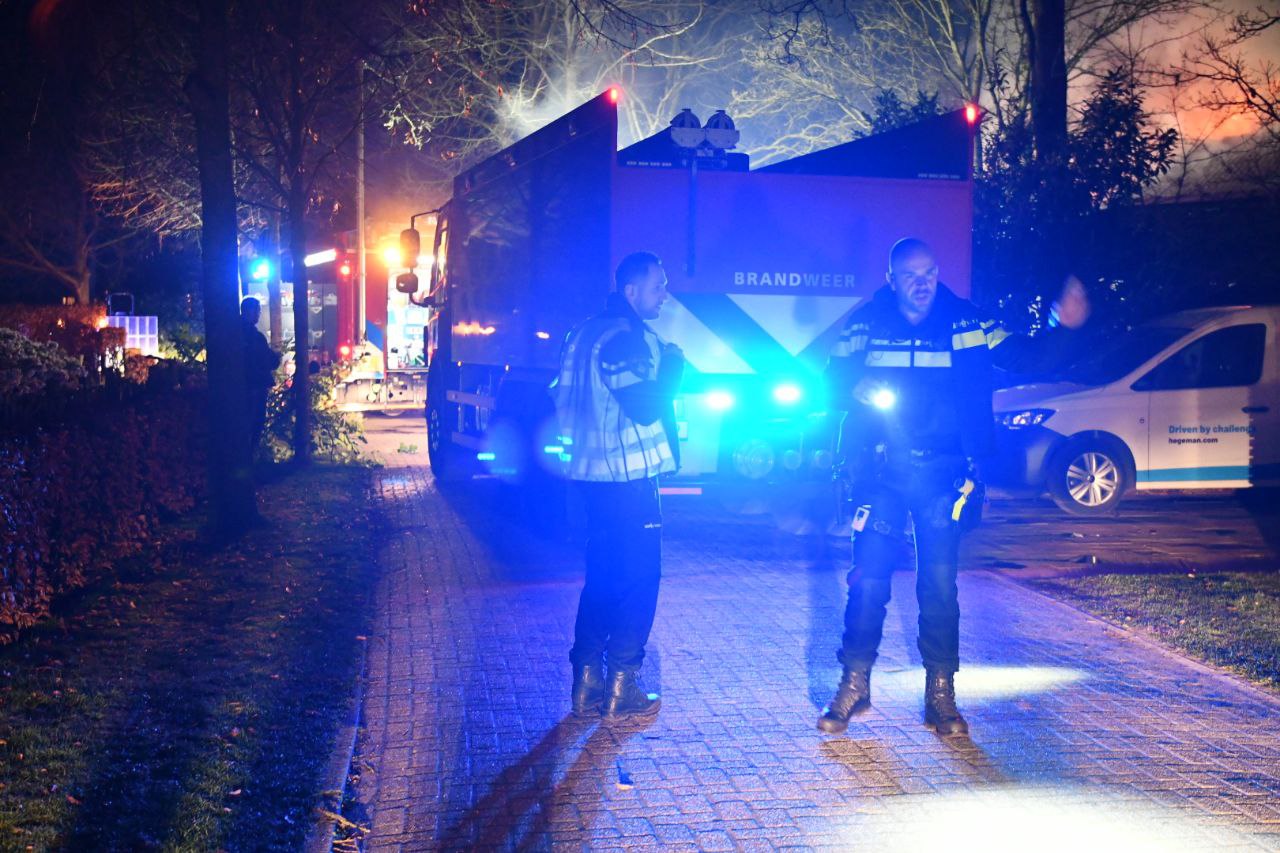 Brand bungalowpark De Tolplas Daarle