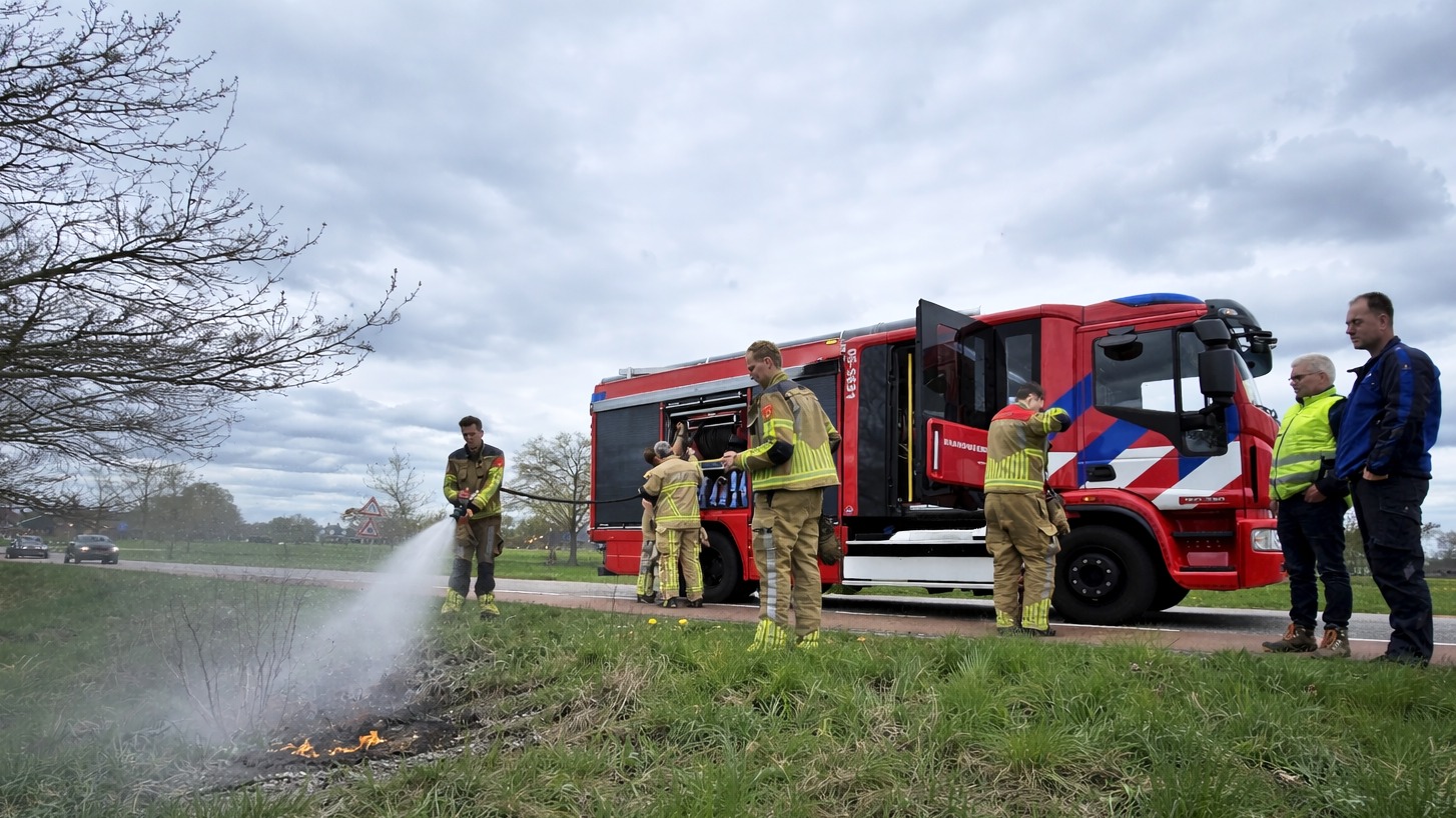 Bermbrand Leemslagenweg Enter