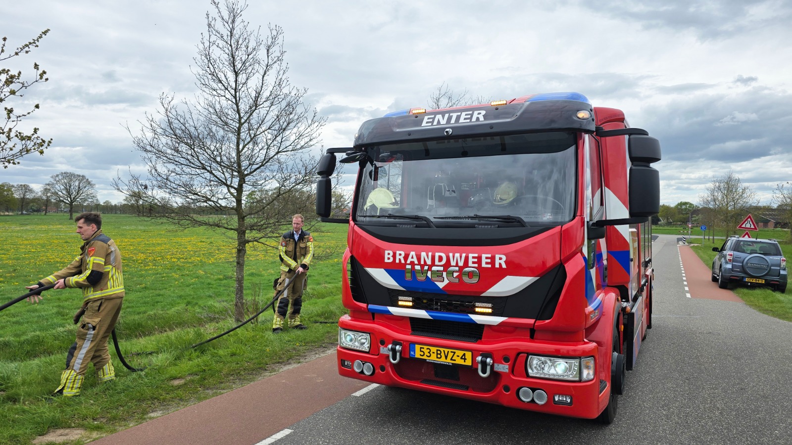 Bermbrand Leemslagenweg Enter