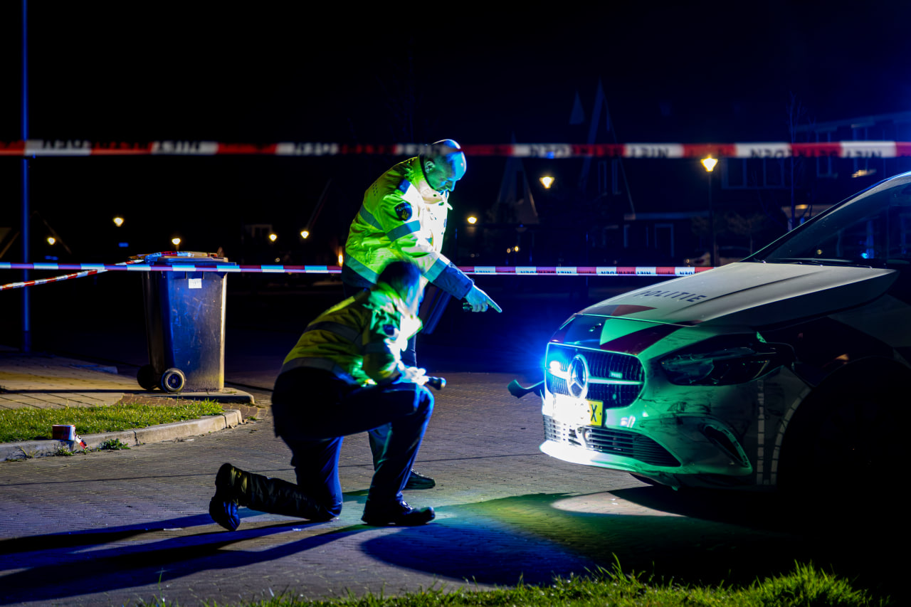 Achtervolging Wierden politieauto schade